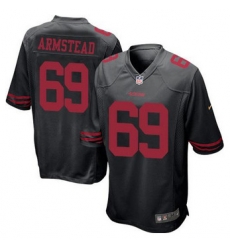 Youth NEW San Francisco 49ers #69 Arik Armstead Black Alternate Stitched NFL Elite Jersey