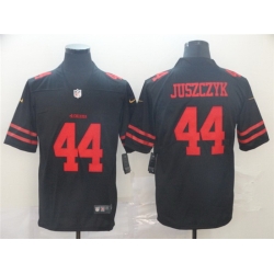 Youth Nike 49ers #44 Kyle Juszczyk Black Stitched NFL Vapor Untouchable Limited Jersey