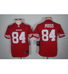 Youth Nike San Francisco 49ers 84 Randy Moss Red Limited Jerseys