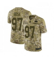 Youth San Francisco 49ers 97 Nick Bosa Limited Camo 2018 Salute to Service Football Jersey