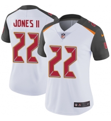 Nike Buccaneers #22 Ronald Jones II White Womens Stitched NFL Vapor Untouchable Limited Jersey