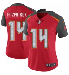 Womens Nike Tampa Bay Buccaneers 14 Ryan Fitzpatrick Elite Red Team Color NFL Jersey