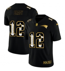 Patriots 12 Tom Brady Black Jesus Faith Edition Limited Jersey