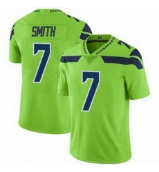 Men Seattle Seahawks Geno Smith #7 Green Vapor Limited NFL Jersey