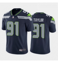 men darrell taylor seattle seahawks navy vapor limited jersey 