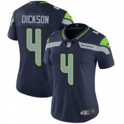 Nike Seahawks 4 Michael Dickson Steel Blue Team Color Womens Stitched NFL Vapor Untouchable Limited Jersey