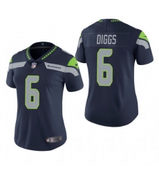 Women Seattle Seahawks Quandre Diggs #6 Green Vapor Limited NFL Jersey