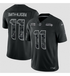 Youth Seattle Seahawks  11 Jaxon Smith Njigba Black 2026 Salute to Service Limited Stitched Football Jersey