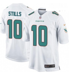 Mens Nike Miami Dolphins 10 Kenny Stills Game White NFL Jersey