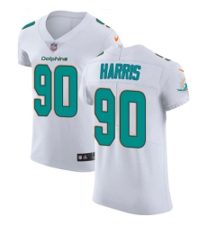 Nike Dolphins #90 Charles Harris White Mens Stitched NFL Vapor Untouchable Elite Jersey