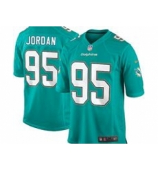 Nike Miami Dolphins 95 Dion Jordan Green Game NFL Jersey