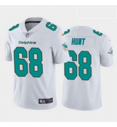 men robert hunt miami dolphins white vapor limited jersey 