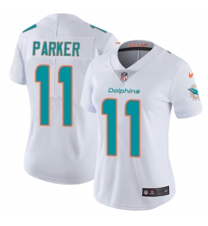 Nike Dolphins #11 DeVante Parker White Womens Stitched NFL Vapor Untouchable Limited Jersey