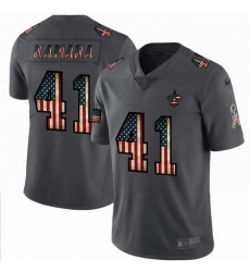 Nike Saints 41 Alvin Kamara 2019 Salute To Service USA Flag Fashion Limited Jersey