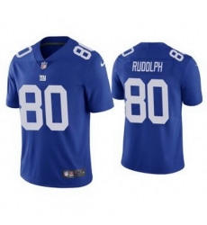 Men Blue New York Giants 80 Kyle Rudolph Vapor Untouchable Limited Stitched Jersey