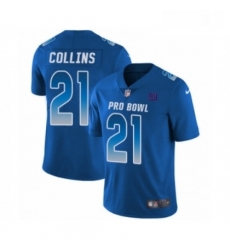 Mens Nike New York Giants 21 Landon Collins Limited Royal Blue NFC 2019 Pro Bowl NFL Jersey