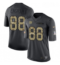 Mens Nike New York Giants 88 Evan Engram Limited Black 2016 Salute to Service NFL Jersey