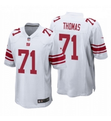 Youth Nike Giant 71 Andrew Thomas White Game Jersey 2020 NFL Draft