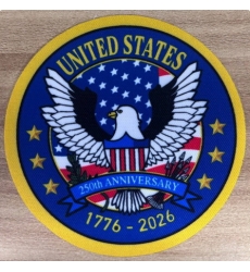 Men Washington Commanders United States 1776 2026 250 Anniversary Patch Biaog