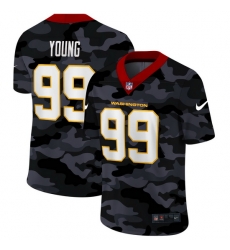 Washington Redskins 99 Chase Young Men Nike 2020 Black CAMO Vapor Untouchable Limited Stitched NFL Jersey