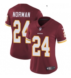 Womens Nike Washington Redskins 24 Josh Norman Elite Burgundy Red Team Color NFL Jersey