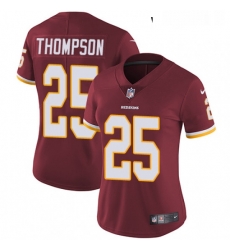 Womens Nike Washington Redskins 25 Chris Thompson Burgundy Red Team Color Vapor Untouchable Limited Player NFL Jersey