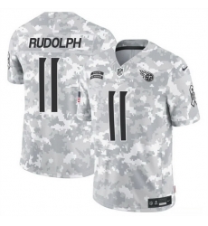 Men Tennessee Titans 11 Mason Rudolph 2024 F U S E Arctic Camo Salute To Service Limited Stitched Football Jersey