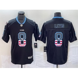 Men Tennessee Titans 8 Will Levis Black 2018 Impact Limited Stitched Jersey