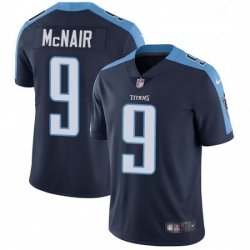 Mens Nike Tennessee Titans 9 Steve McNair Navy Blue Alternate Vapor Untouchable Limited Player NFL Jersey