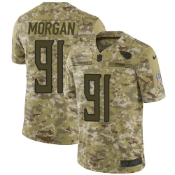 Nike Titans #91 Derrick Morgan Camo Men Stitched NFL Limited 2018 Salute To Service Jersey