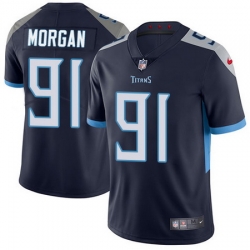 Nike Titans #91 Derrick Morgan Navy Blue Alternate Mens Stitched NFL Vapor Untouchable Limited Jersey