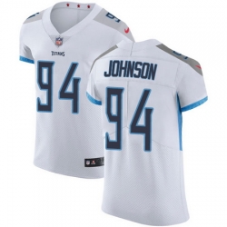 Nike Titans #94 Austin Johnson White Mens Stitched NFL Vapor Untouchable Elite Jersey