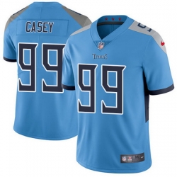 Nike Titans #99 Jurrell Casey Light Blue Team Color Mens Stitched NFL Vapor Untouchable Limited Jersey