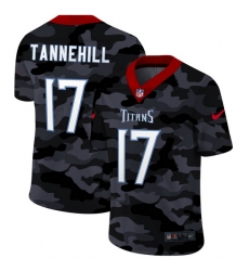 Tennessee Titans 17 Ryan Tannehill Men Nike 2020 Black CAMO Vapor Untouchable Limited Stitched NFL Jersey