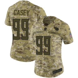 Nike Titans #99 Jurrell Casey Camo Women Stitched NFL Limited 2018 Salute to Service Jersey