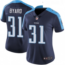 Womens Nike Tennessee Titans 31 Kevin Byard Elite Navy Blue Alternate NFL Jersey