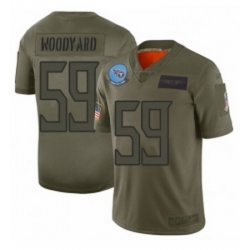 Womens Tennessee Titans 59 Wesley Woodyard Limited Camo 2019 Salute to Service Football Jersey