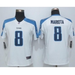 nike women nfl jerseys tennessee titans 8 mariota white[nike Limited]][mariota]