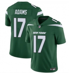 Men New York Jets 17 Davante Adams Green 2024 Vapor Untouchable Limited Stitched Jersey