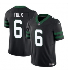 Men New York Jets 6 Nick Folk Black 2025 F U S E Vapor Untouchable Limited Stitched Jersey Men New York Jets 6 Nick Folk Black 2025 F U S E Vapor Untouchable Limited Stitched Jersey