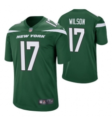 Men Nike New York Jets #17 Garrett Wilson Green Vapor Limited Jersey