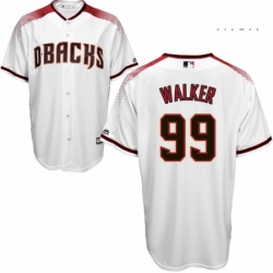 Mens Majestic Arizona Diamondbacks 99 Taijuan Walker Replica White Home Cool Base MLB Jersey