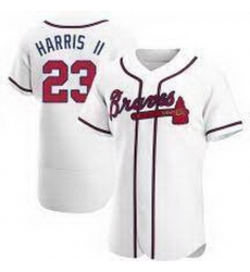 Men's Atlanta Braves Michael Harris II Authentic White Home Jersey