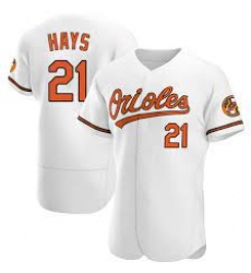 Men Baltimore Orioles #21 Austin Hays White Stitched Baseball Jersey