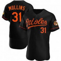 Men Baltimore Orioles 31 Cedric Mullins Alternate Black jersey