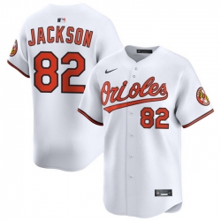 Men Baltimore Orioles Nike Home Limited Jersey White Jackson Jeremiah 82