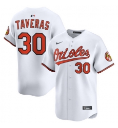 Men Baltimore Orioles Nike Home Limited Jersey White Taveras Leody 30