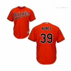 Mens Baltimore Orioles 39 Renato Nunez Replica Orange Alternate Cool Base Baseball Jersey 