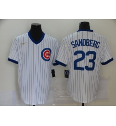 Cubs 23 Ryne Sandberg White Nike Cool Base Jersey