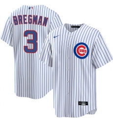 Men Chicago Cubs 3 Alex Bregman White 2026 Cool Base Limited Stitched Baseball Jersey Men Chicago Cubs 3 Alex Bregman White 2026 Cool Base Limited Stitched Baseball Jersey